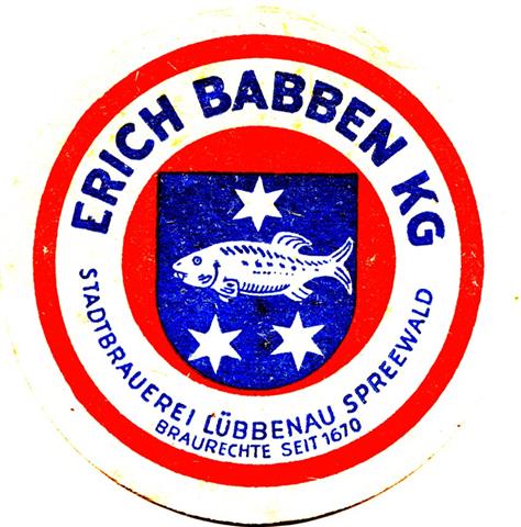 lbbenau osl-bb babben rund 2a (215-erich babben kg-blaurot)